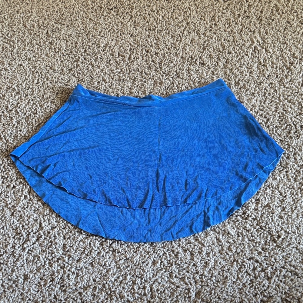 Blue Bullet Pointe Skirt